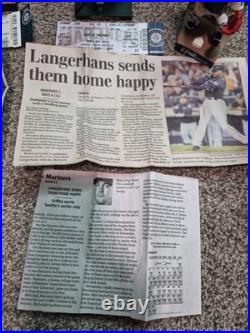 Vintage Ichiro-Griffy Jr Seattle Mariners Bobblehead Lot 6 Ticket And More