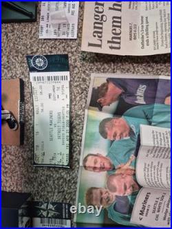 Vintage Ichiro-Griffy Jr Seattle Mariners Bobblehead Lot 6 Ticket And More