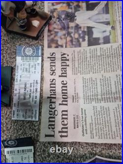 Vintage Ichiro-Griffy Jr Seattle Mariners Bobblehead Lot 6 Ticket And More
