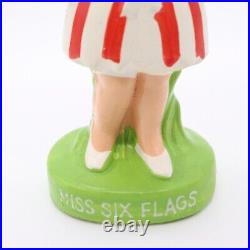 Vintage Japan 1960's Miss Six Flags Nodder Bobblehead with Original Price Sticker
