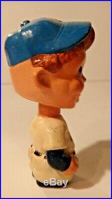 Vintage Kansas City Athletics Boy Face Mini Baseball Bobble Head Nodder PARTS