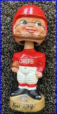 Vintage Kansas City Chiefs 1960s sports specialties bobble head Nodder