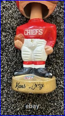 Vintage Kansas City Chiefs 1960s sports specialties bobble head Nodder