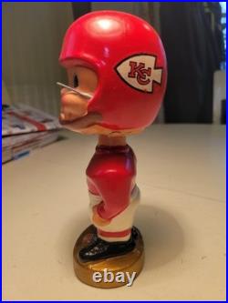 Vintage Kansas City Chiefs 1969 sports specialties bobble head Nodder Excellent