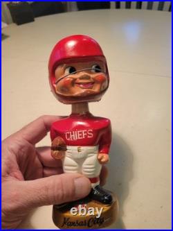 Vintage Kansas City Chiefs 1969 sports specialties bobble head Nodder Excellent