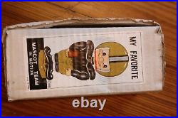 Vintage Kansas City Chiefs Bobblehead Nodder Gold Base NFL Logo