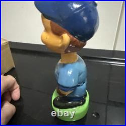 Vintage Kansas City Royals Bobblehead Nodder Green Base With Box Rare Fielder
