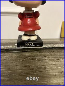 Vintage LEGO Japan Peanuts Comic Composition Nodder Figure LUCY