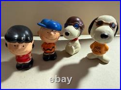 Vintage LOT OF Peanuts Ceramic Nodder Bobbleheads Charlie Brown Lucy 2-Snoopy Vintage LOT OF Peanuts Ceramic Nodder Bobbleheads Charlie Brown Lucy 2-Snoopy