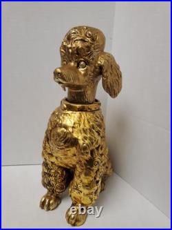 Vintage Large 13 Poodle Bobble Head Lenwile ARDALT Hollywood Regency