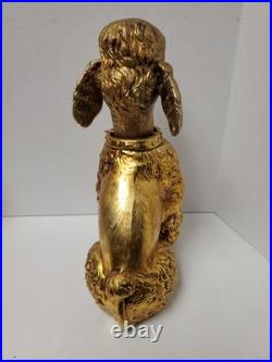 Vintage Large 13 Poodle Bobble Head Lenwile ARDALT Hollywood Regency