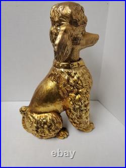Vintage Large 13 Poodle Bobble Head Lenwile ARDALT Hollywood Regency