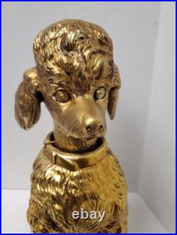 Vintage Large 13 Poodle Bobble Head Lenwile ARDALT Hollywood Regency