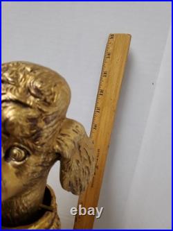 Vintage Large 13 Poodle Bobble Head Lenwile ARDALT Hollywood Regency