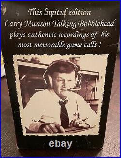 Vintage Larry Munson UGA Georgia Bulldogs Talking Bobblehead (5 Sayings) in Box