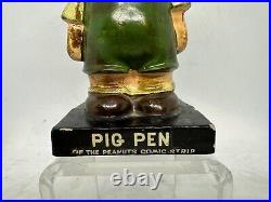 Vintage Lego Japan Peanuts Pig Pen Bobble Head Rare Inv-0364