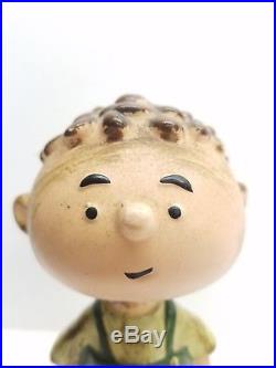 Vintage Lego Japan Vintage Peanuts Pig Pen Nodder Bobble Head Figure RARE