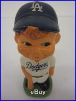 Vintage Los Angeles Dodgers 1960s Green Base RARE Bobblehead Nodder