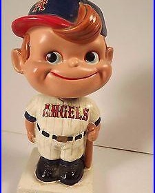 Vintage Los Angeles LA Angels Japan Nodder Bobble Head 6-1/4