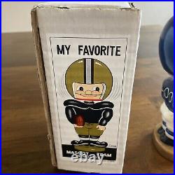 Vintage Los Angeles Rams Mascot Team in Motion Nodder Bobblehead 1968 With Box