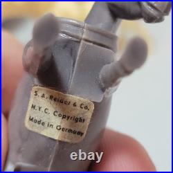 Vintage Lot Of 8 Bobblehead Nodder Animals S. A. Reider Cheney Germany Celluloid