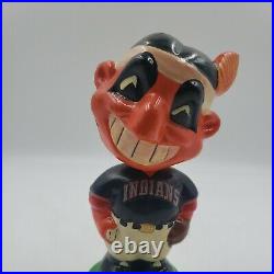 Vintage MLB Baseball Cleveland Indians Mascot Bobblehead L1