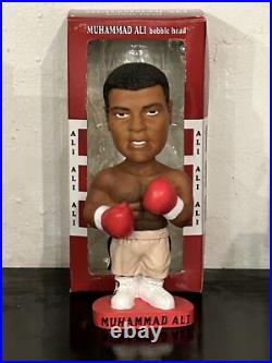 Vintage MUHAMMAD ALI Rookie Red Base Bobblehead In original Collector's Box