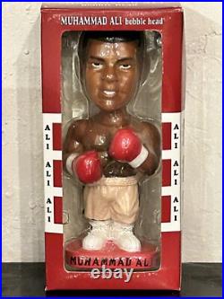 Vintage MUHAMMAD ALI Rookie Red Base Bobblehead In original Collector's Box