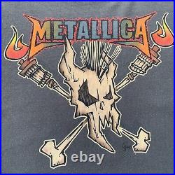 Vintage Metallica Tiki Heads Headbangers T Shirt Mens Size XL Bobbleheads RARE