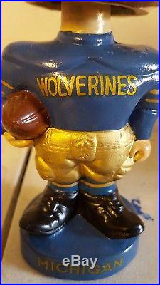 Vintage Michigan Wolverines college football Type 4 Bobblehead nodder Japan