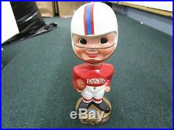 Vintage Mid 1960s New England Boston Patriots Bobblehead Souvenir Doll