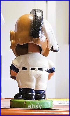 Vintage Milwaukee Braves Mascot Bobblehead Green Base Nodder Vintage Milwaukee Braves Mascot Bobblehead Green Base Nodder