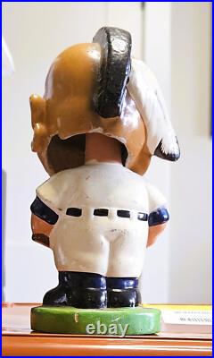 Vintage Milwaukee Braves Mascot Bobblehead Green Base Nodder