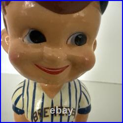 Vintage Milwaukee Brewers MLB Nodder Bobblehead Green Base Vintage Milwaukee Brewers MLB Nodder Bobblehead Green Base