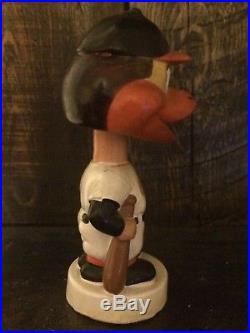 Vintage Mini Baltimore Orioles Bobble Head / Nodder