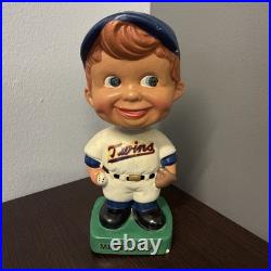 Vintage Minnesota Twins Early 1960's Bobblehead / Nodder with Green Base Vintage Minnesota Twins Early 1960's Bobblehead / Nodder with Green Base