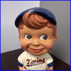 Vintage Minnesota Twins Early 1960's Bobblehead / Nodder with Green Base Vintage Minnesota Twins Early 1960's Bobblehead / Nodder with Green Base