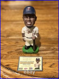 Vintage Minnesota Twins Mountain Dew Bobble Heads Lot Of 5