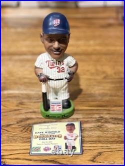 Vintage Minnesota Twins Mountain Dew Bobble Heads Lot Of 5