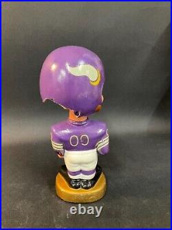 Vintage Minnesota Vikings NFL Football Gold Base BOBBLEHEAD 1960's 00 COOL