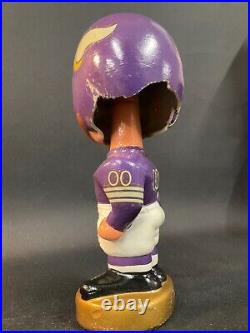 Vintage Minnesota Vikings NFL Football Gold Base BOBBLEHEAD 1960's 00 COOL