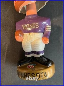 Vintage Minnesota Vikings NFL Football Gold Base BOBBLEHEAD 1960's 00 COOL