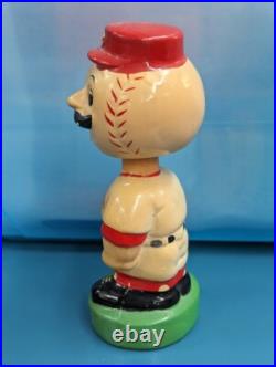 Vintage Mlb Cincinnati Reds Mr Redlegs Mini Bobblehead Nodder Bobble Head