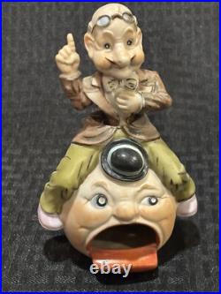 Vintage Mother Goose Grandpa Nodder Bobble Bisque Figurine Vintage Mother Goose Grandpa Nodder Bobble Bisque Figurine
