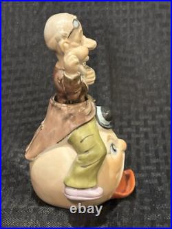Vintage Mother Goose Grandpa Nodder Bobble Bisque Figurine Vintage Mother Goose Grandpa Nodder Bobble Bisque Figurine