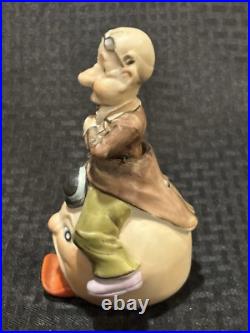 Vintage Mother Goose Grandpa Nodder Bobble Bisque Figurine Vintage Mother Goose Grandpa Nodder Bobble Bisque Figurine