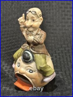 Vintage Mother Goose Grandpa Nodder Bobble Bisque Figurine Vintage Mother Goose Grandpa Nodder Bobble Bisque Figurine