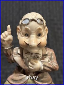 Vintage Mother Goose Grandpa Nodder Bobble Bisque Figurine Vintage Mother Goose Grandpa Nodder Bobble Bisque Figurine