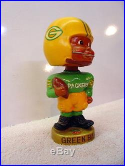 Vintage NFL African American Green Bay Packers Bobblehead 1962 My Favorite Team