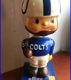 Vintage NFL Baltimore Colts Bobblehead 1960 New Condition